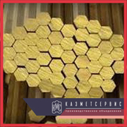 Шестигранник латунный