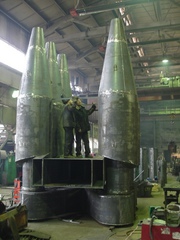 Циклоны,  пылеуловители ЦН-15,  ЦОЛ,  4БЦШ. Стенка до 10 мм, 