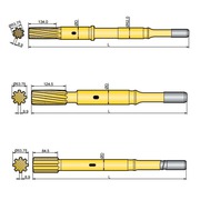 Хвостовик аналог Atlas Copco COP 1638,  COP 1838AW,  COP 1640,   COP 1640