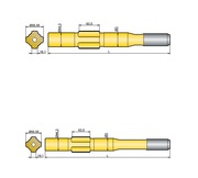 Хвостовик аналог Ingersoll Rand VL 120,  VL 140