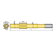 Хвостовик аналог Ingersoll YH 65,  YH 70