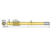 Хвостовик аналог Ingersoll YH 95 RP,  YH 100 RP