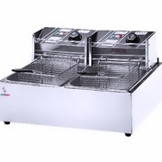 Фритюрница AIRHOT EEF6+6	570x450x310мм,  220В,  2,  5+ 2,  5кВт,  2 ванны -